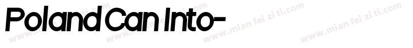 Poland Can Into字体转换